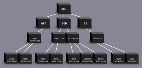 Root nameserver vs. top.